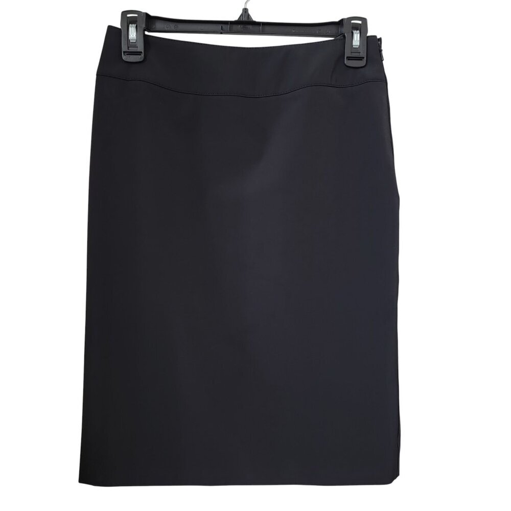 Worth Size 0 Black Pencil Skirt, Side Zipper, Excellent Used Condition